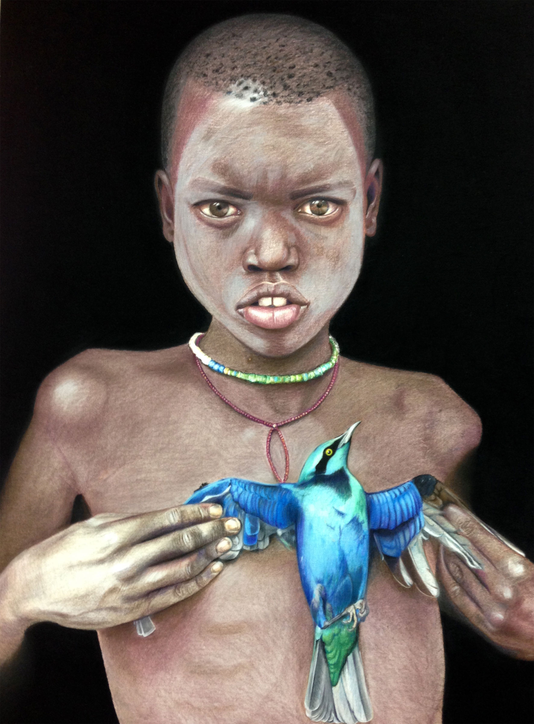 Garçon à l'oiseau